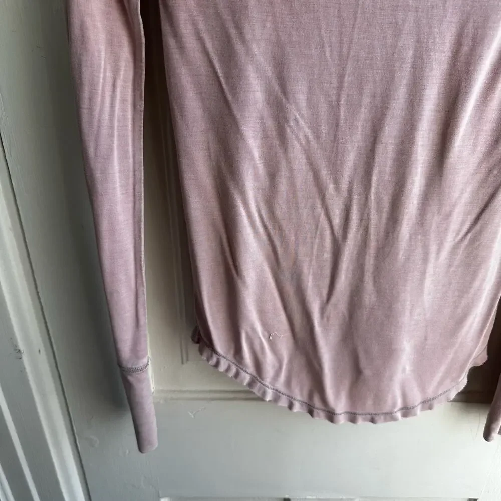 Free People Cosmo Cowl Neck Long Sleeve Shirt